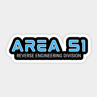 Area 51 Reverse Engineering Division Sticker